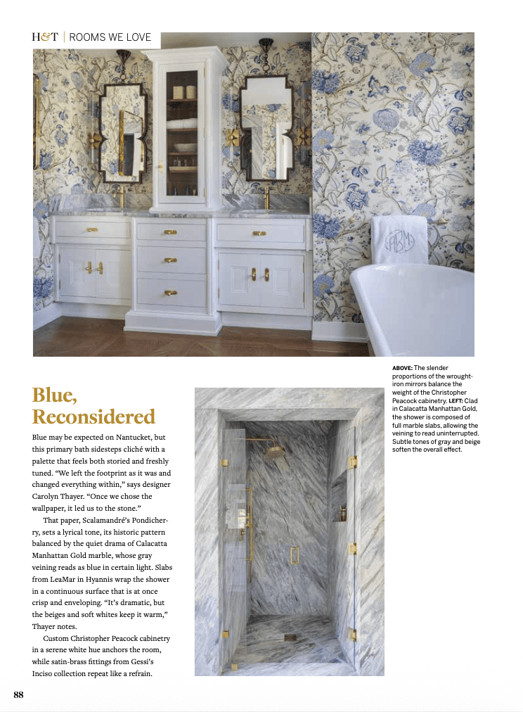 Nantucket bathroom design